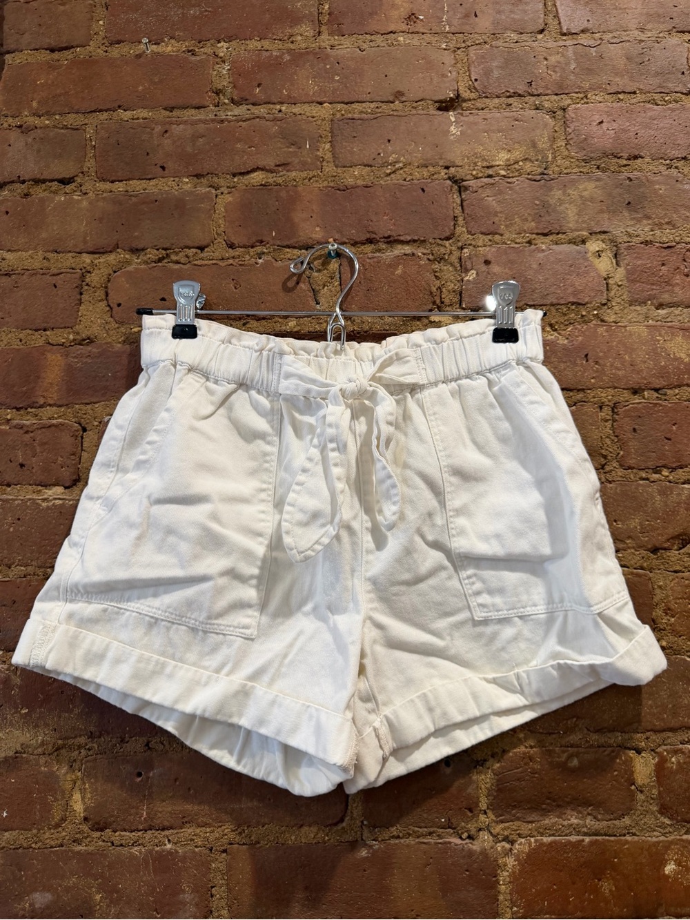 Aerie Casual Drawstring White Women’s Shorts